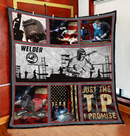 Premium Welder Just The Tip I Promise Quilt MEI