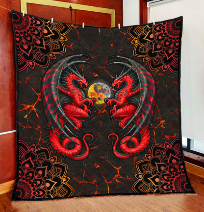 Dragons YinYang Quilt TA0820206