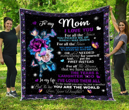Quilt To My Mom from DAUGHTER With Beautiful Butterfly NTN09102003