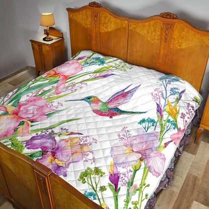 Hummingbird Lovers 3D Printed Quilt