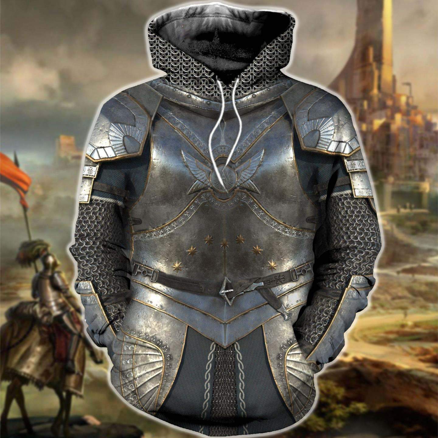 3D printed Knight Armor Tops MP815 - Amaze Style™-Apparel