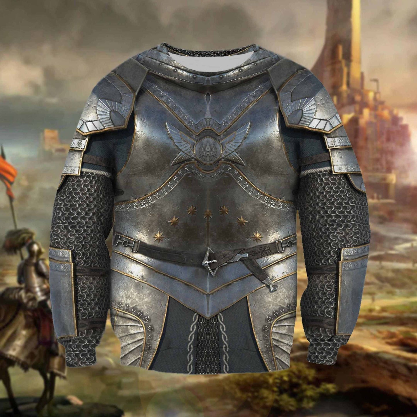 3D printed Knight Armor Tops MP815 - Amaze Style™-Apparel
