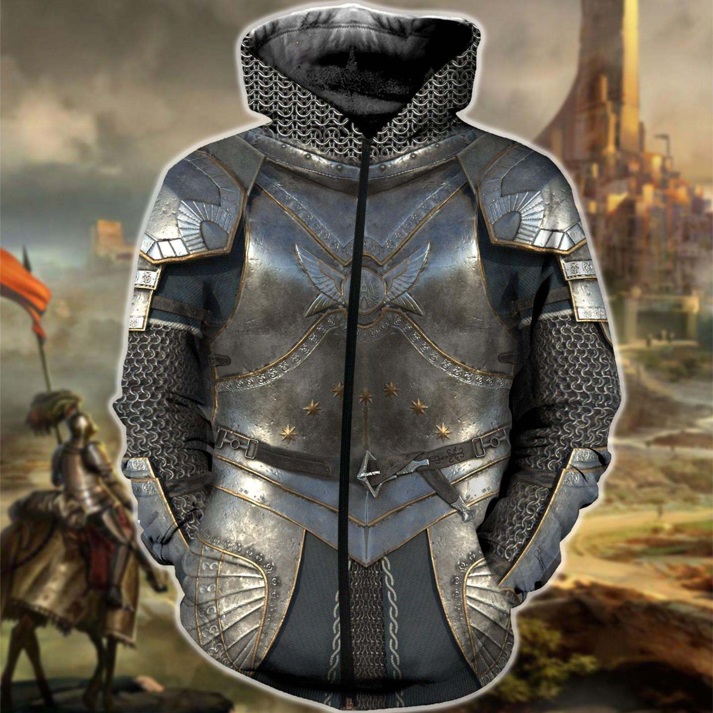 3D printed Knight Armor Tops MP815 - Amaze Style™-Apparel
