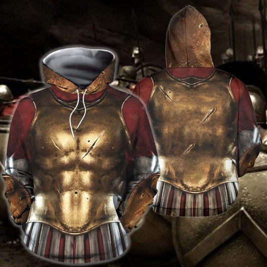 3D All Over Printed Spartan Armor Tops MP821 - Amaze Style™-Apparel