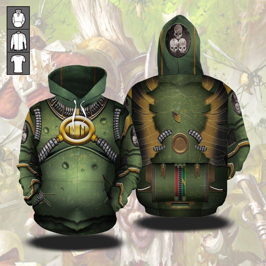 Iceland Vikings Tattoo All Over Hoodie Blue - Amaze Style™-Apparel