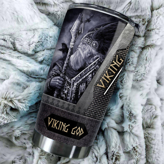 Viking God Stainless Steel Tumbler Cup