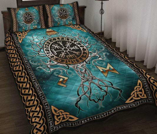 LOVE VIKING QUILT BED SET
