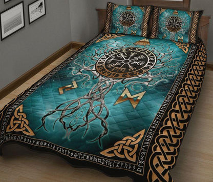 LOVE VIKING QUILT BED SET