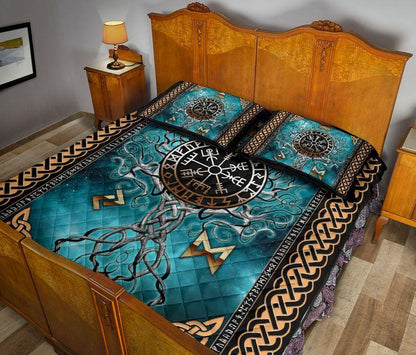 LOVE VIKING QUILT BED SET