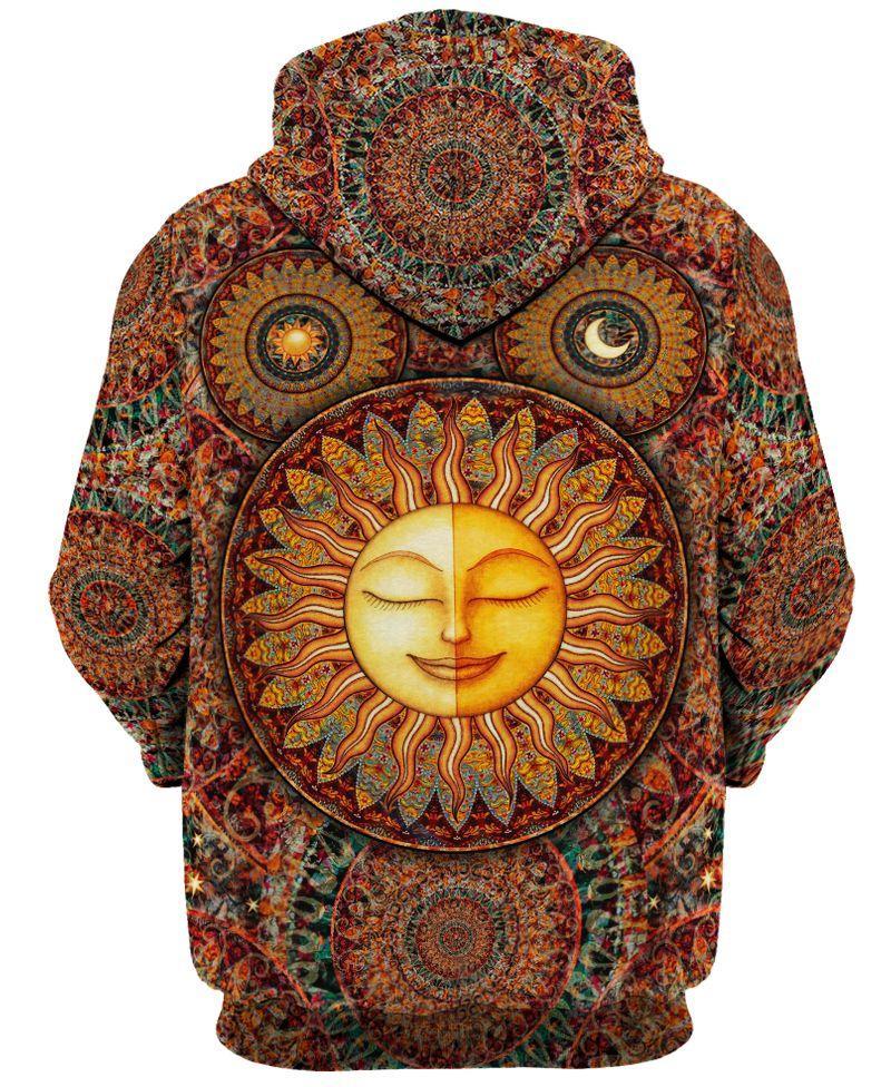Hippie Sunflower 3D All Over Printed Unisex Shirts
