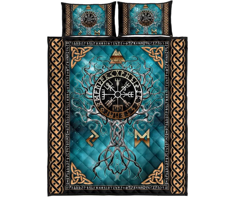 LOVE VIKING QUILT BED SET