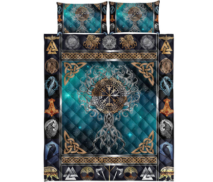 VIKING TREE OF LIFE - QUILT BEDDING SET