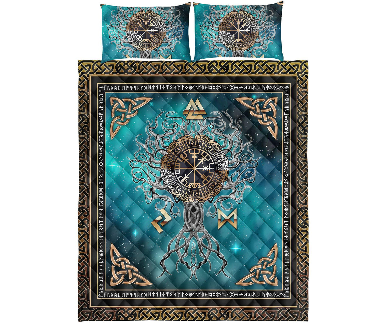CELTIC TREE OF LIFE - QUILT BEDDING SET
