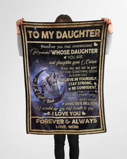 To My Daughter - Premium Blanket