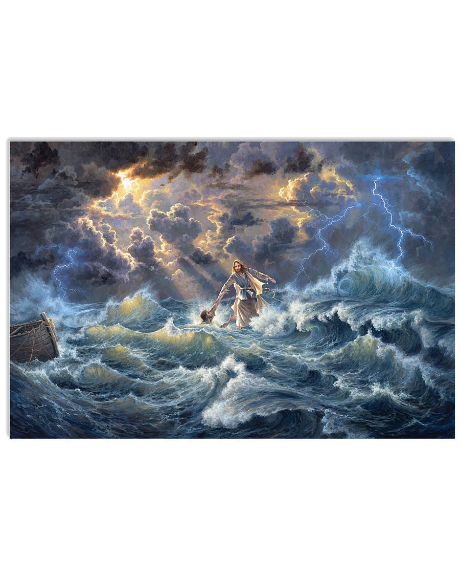 Premium Poster 3D All Over Printed Easter Day Christian Jesus No22 ML