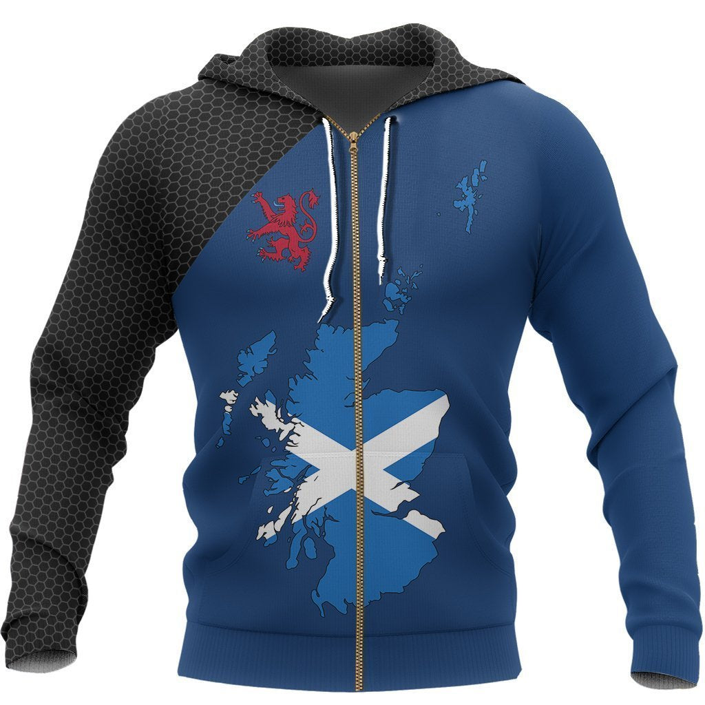 Scotland Map Special Pullover Hoodie NNK 1509 - Amaze Style™-Apparel