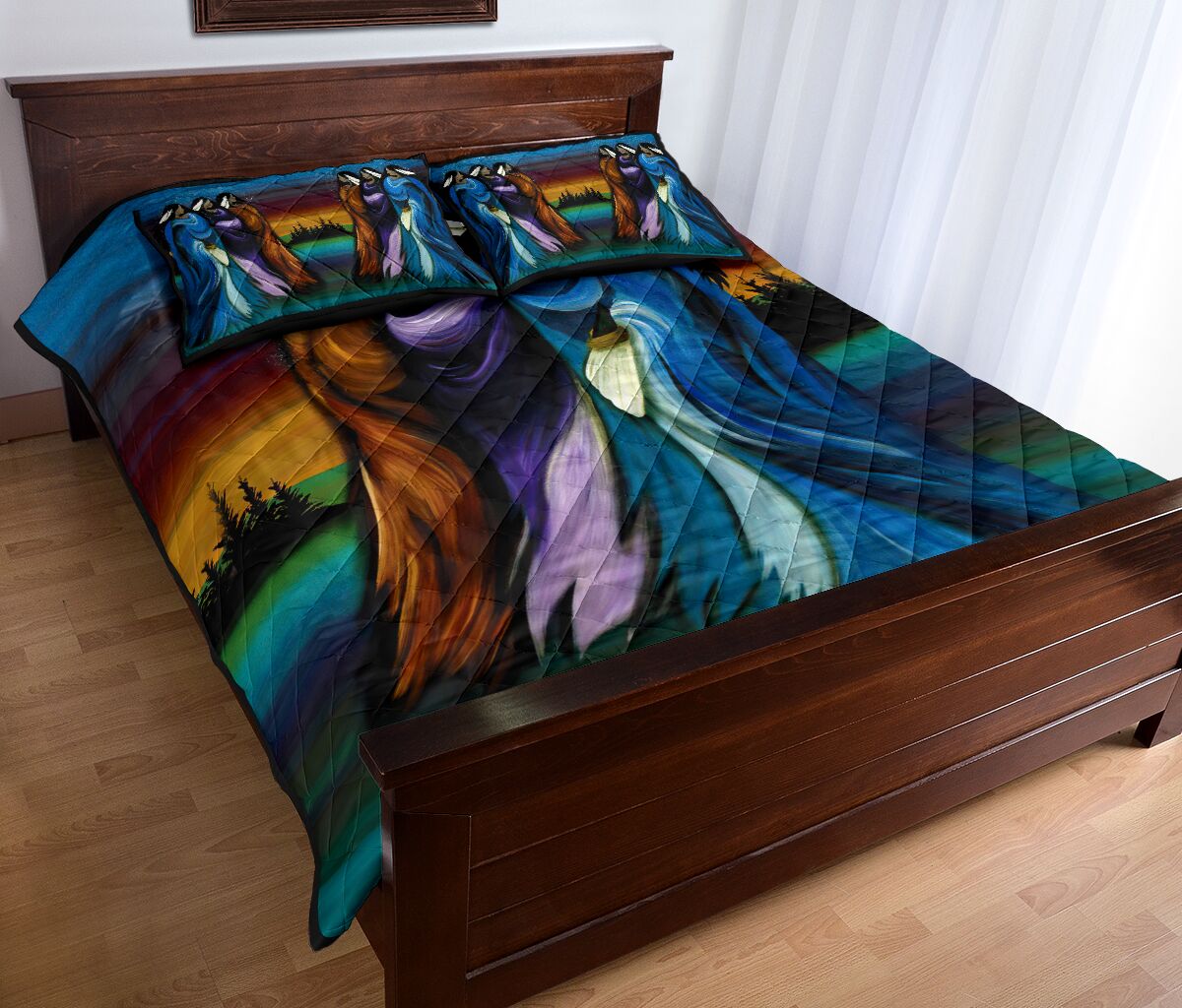Native American Pow Wow Quilt Bedding Set Pi160501S1 - Amaze Style™-Quilt