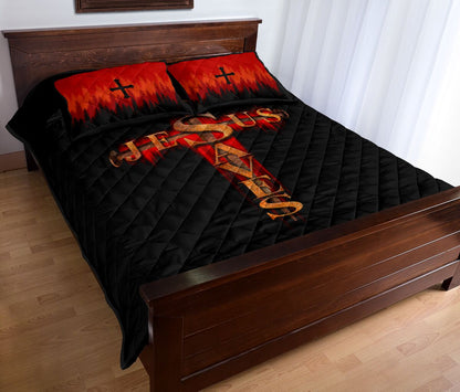 Jesus Saves - Jesus Quilt Bedding Set TA