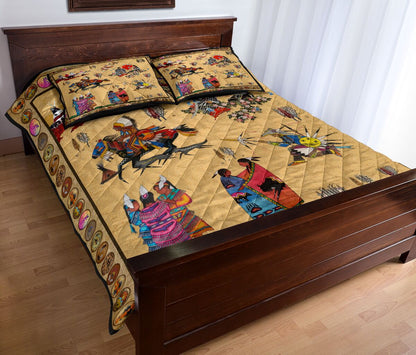 Native American Pattern Quilt Bedding Set MP264S1 - Amaze Style™-Quilt
