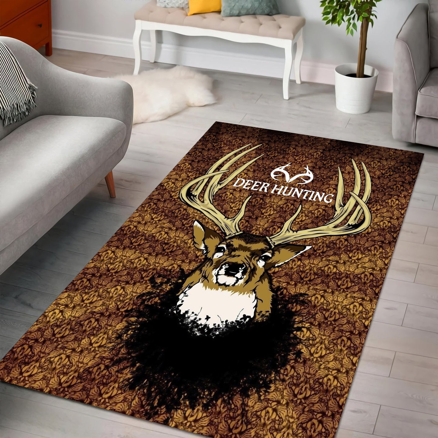 Deer Hunting 3D Rug HAC150801-LAM