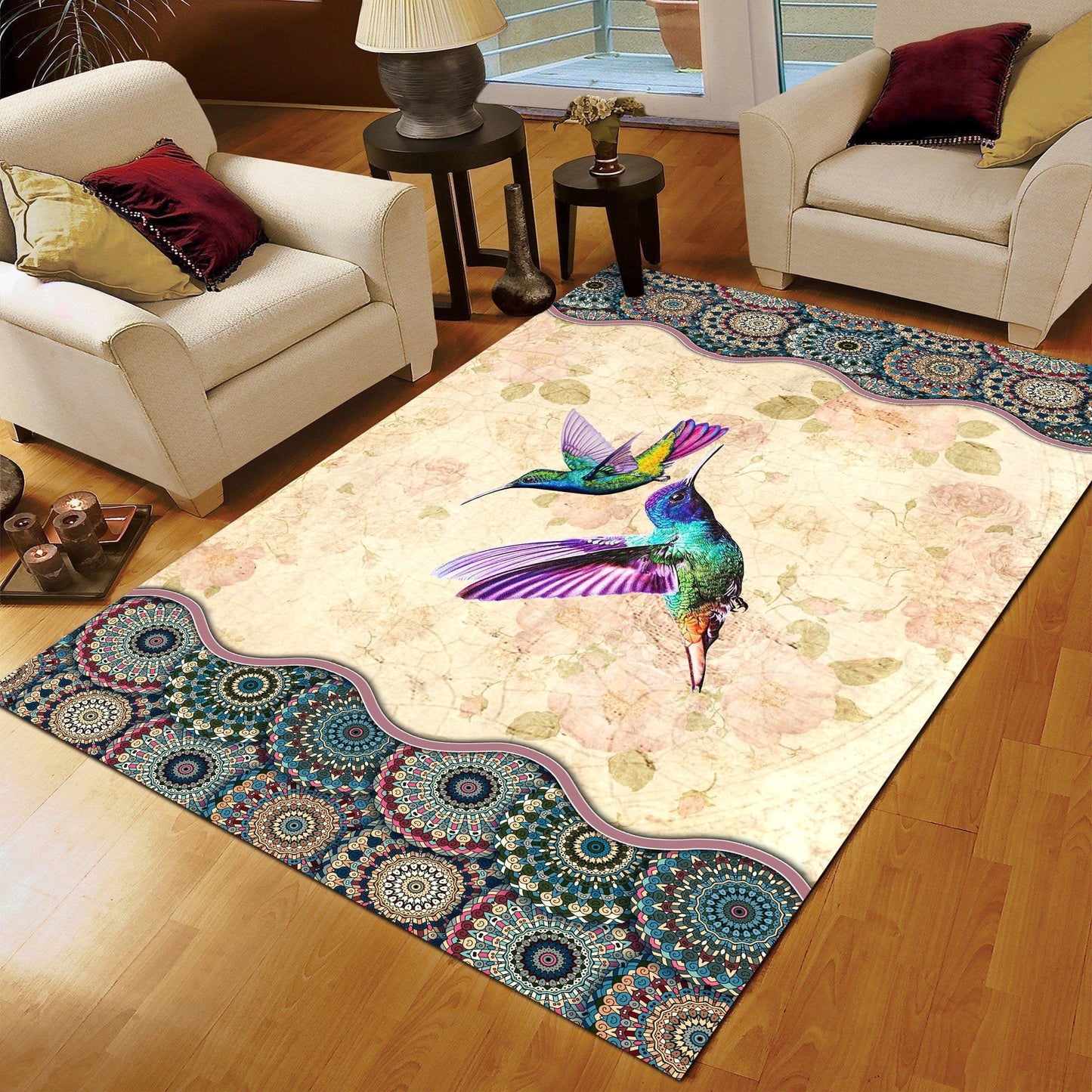 Hummingbird Lovers  Rug