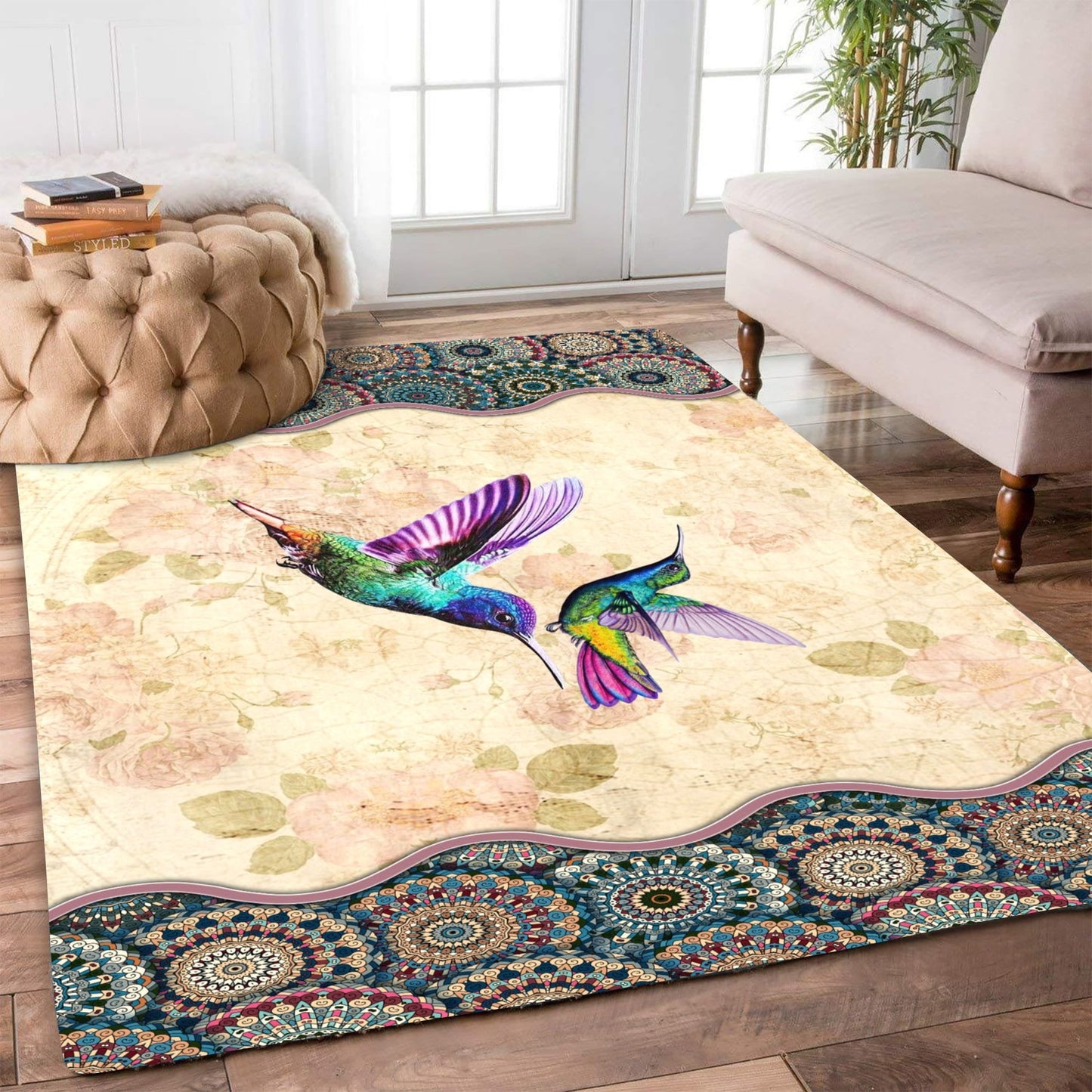 Hummingbird Lovers  Rug