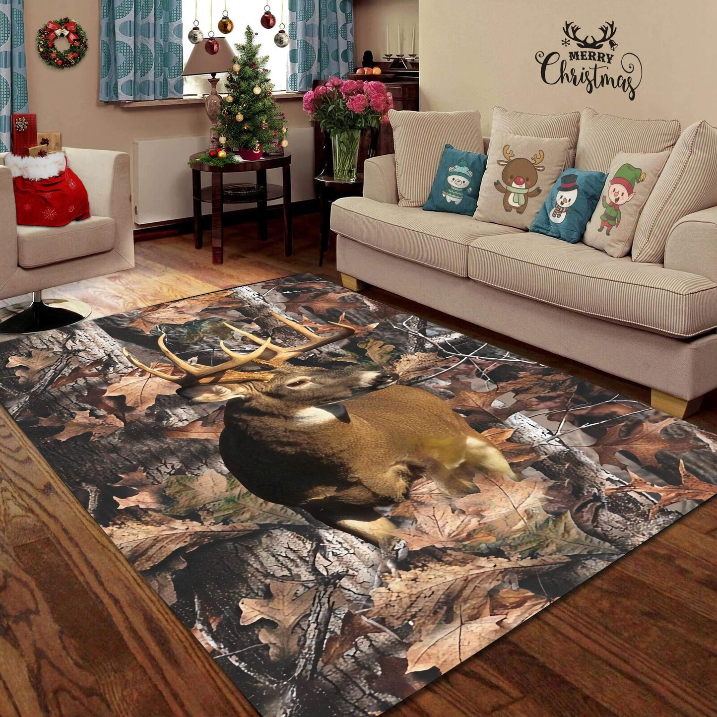 Deer Hunting 3D Rug