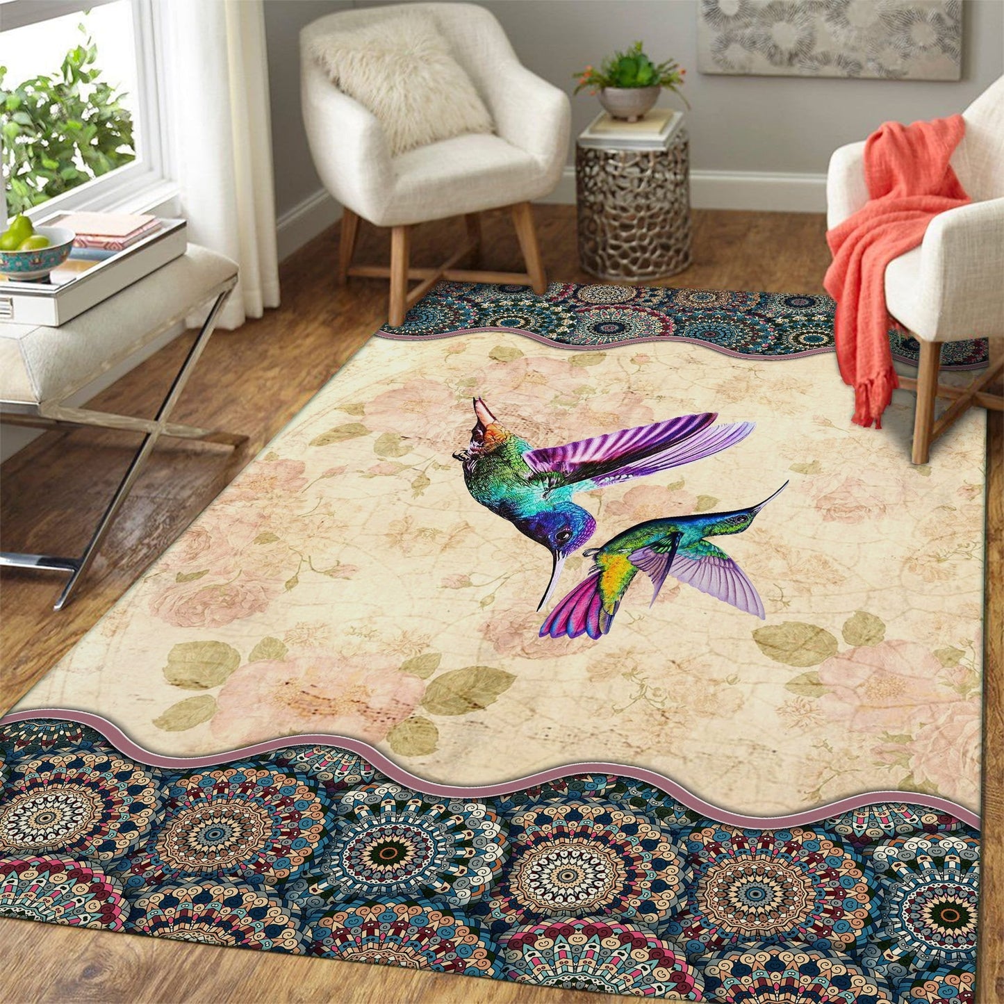 Hummingbird Lovers  Rug