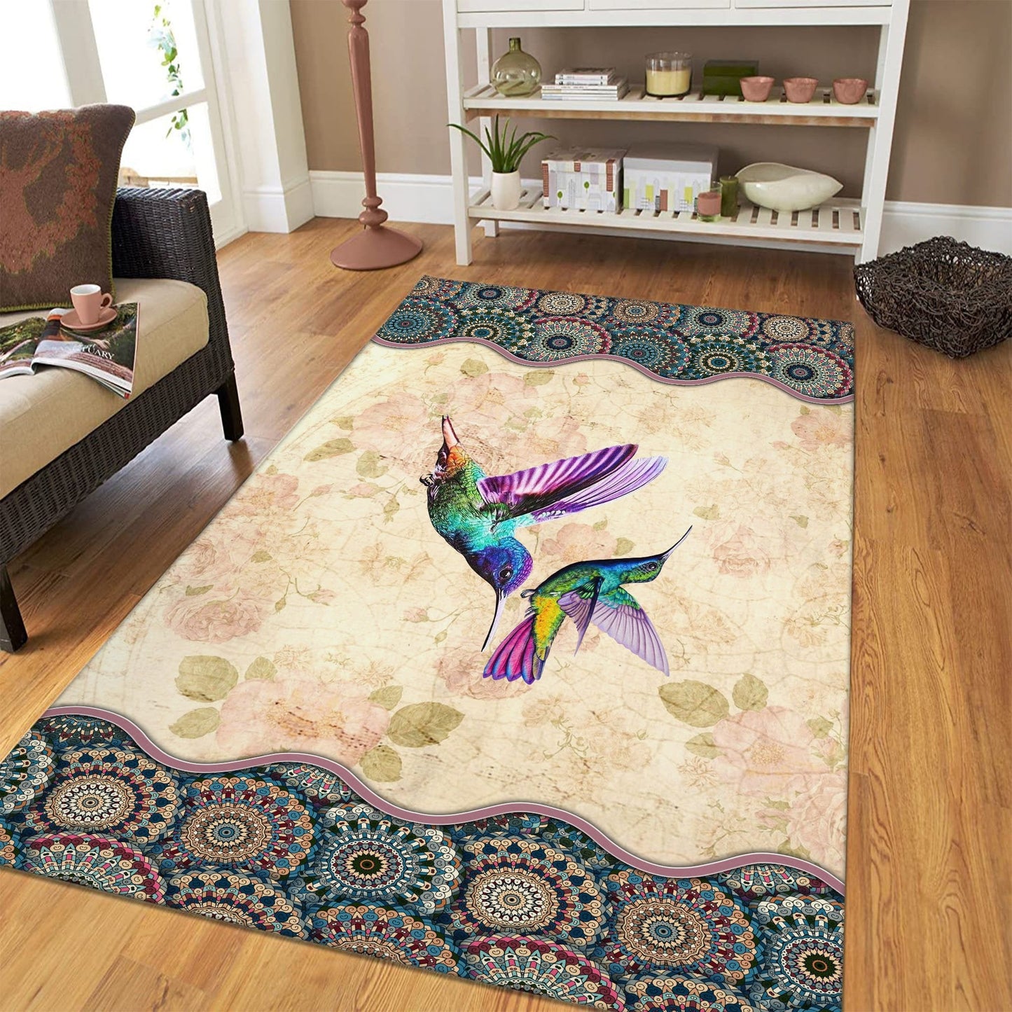 Hummingbird Lovers  Rug