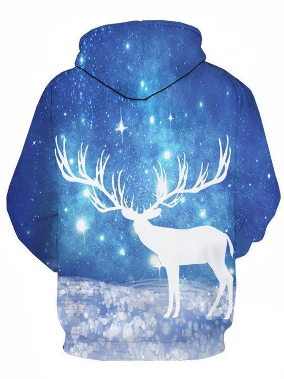 Deer On Autumn Hoodie 3D All Over Print DC010 - Amaze Style™-Apparel
