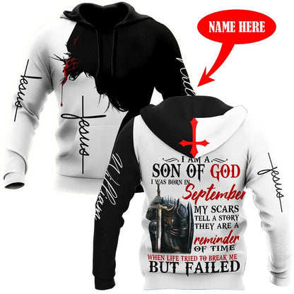 September Guy - Son of God Custome Name 3D All Over Printed Shirts For Men and Women MH141120S9