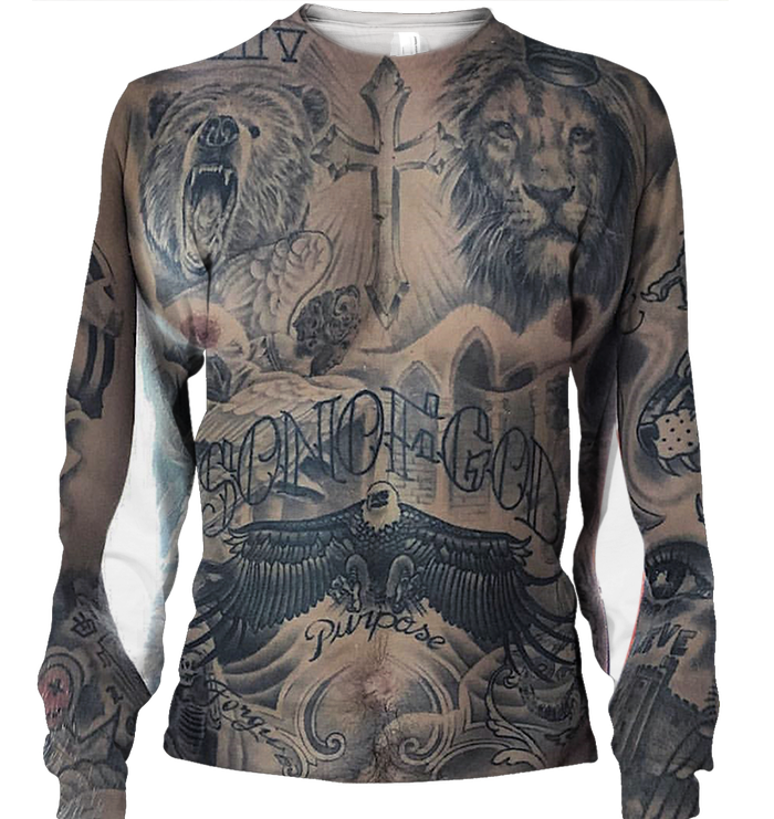 3D AOP son of god_sleeve Shirt-Apparel-6teenth World-Sweatshirt-S-Vibe Cosy™
