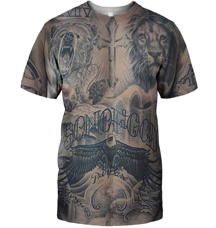 3D AOP son of god_sleeve Shirt-Apparel-6teenth World-T-Shirt-S-Vibe Cosy™