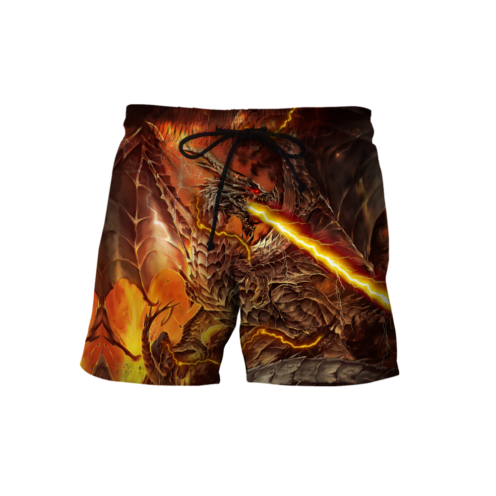 Premium Fire Dragon All Over Printed Shirts For Men And Women MEI