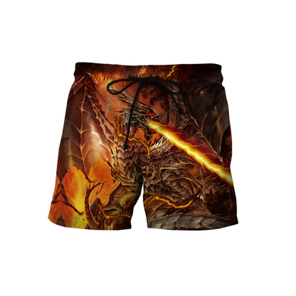 Premium Fire Dragon All Over Printed Shirts For Men And Women MEI
