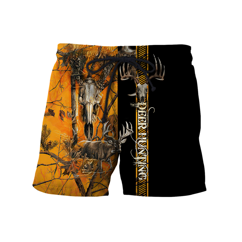 Premium Deer Hunting for Hunter Orange Camo 3D Printed Unisex Shirts