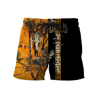 Premium Deer Hunting for Hunter Orange Camo 3D Printed Unisex Shirts