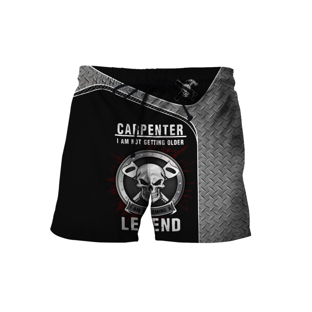 Personalized Name Premium Carpenter 3D All Over Printed Unisex Shirts Becoming Legend