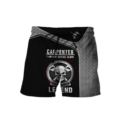 Personalized Name Premium Carpenter 3D All Over Printed Unisex Shirts Becoming Legend