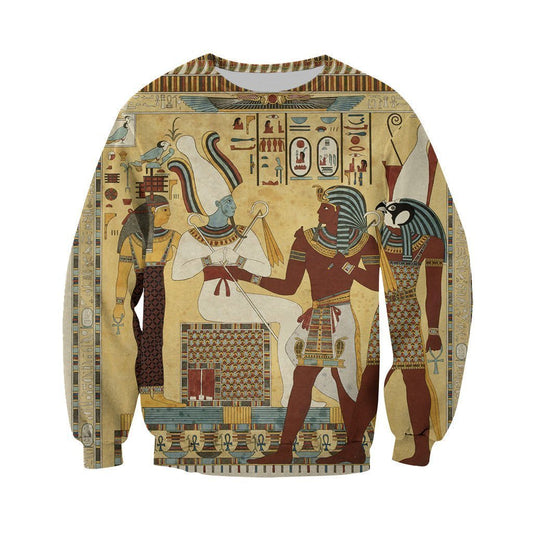 3D All Over Printed Egyptian Shirts and Shorts HP005 - Amaze Style™-Apparel