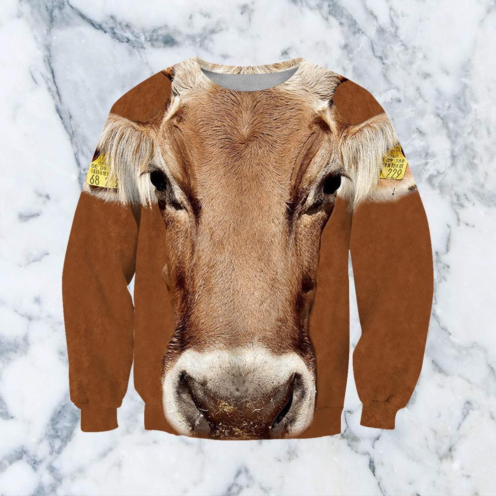 3D All Over Printed Cow Shirt - Amaze Style™-Apparel