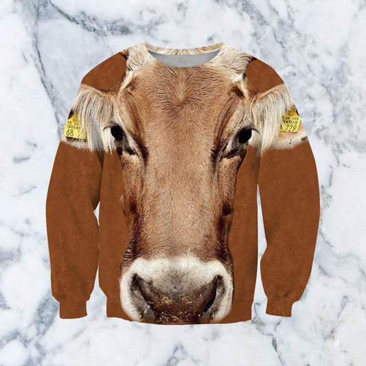 3D All Over Printed Cow Shirt - Amaze Style™-Apparel