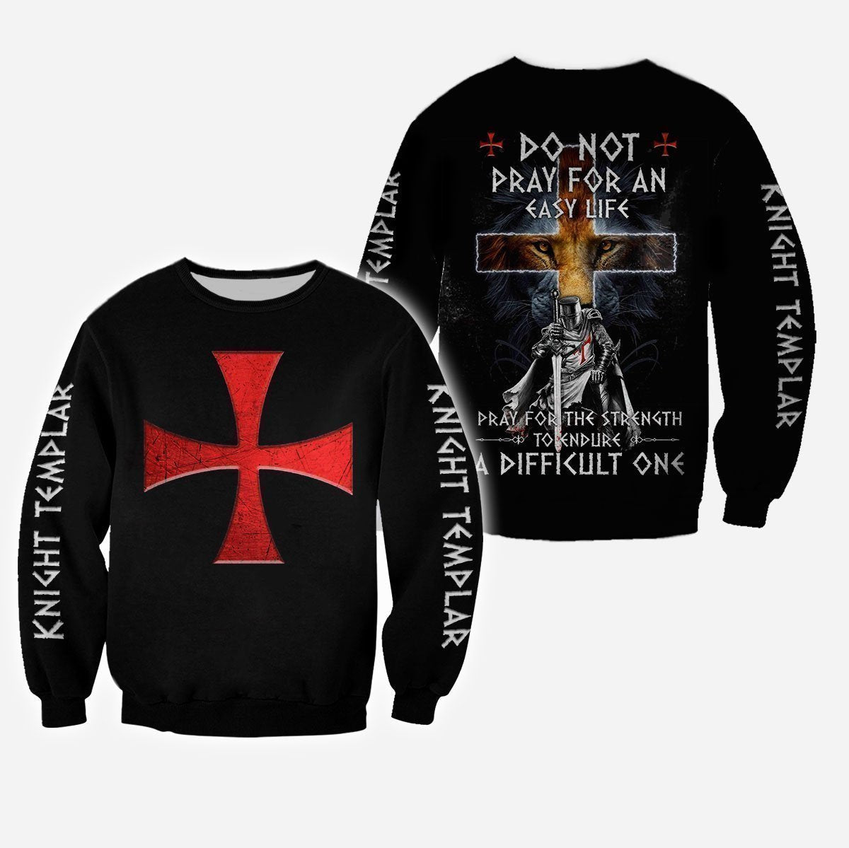 3D All Over Printed Powerful Knight Templars - Amaze Style™-Apparel