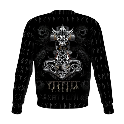 Viking Hoodie Mjolnir - Amaze Style™-Apparel