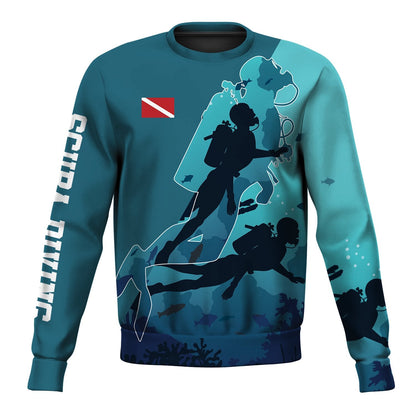 Scuba Diving - 3D All Over Printed Shirt - Amaze Style™-ALL OVER PRINT HOODIES