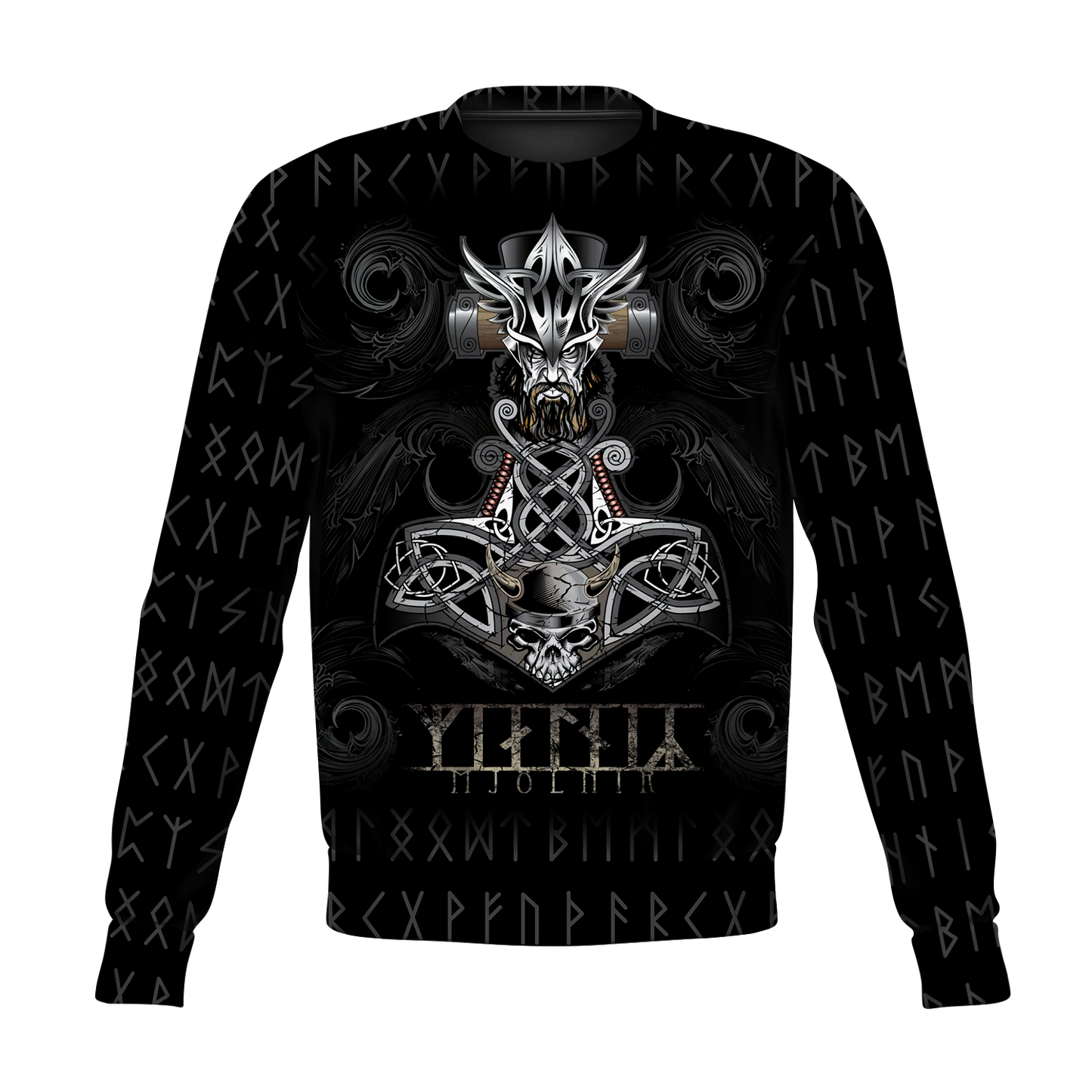 Viking Hoodie Mjolnir - Amaze Style™-Apparel