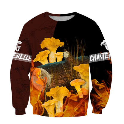 Beautiful Chanterelle mushrooms 3D all over printing shirts for men and women TR0405202 - Amaze Style™-Apparel