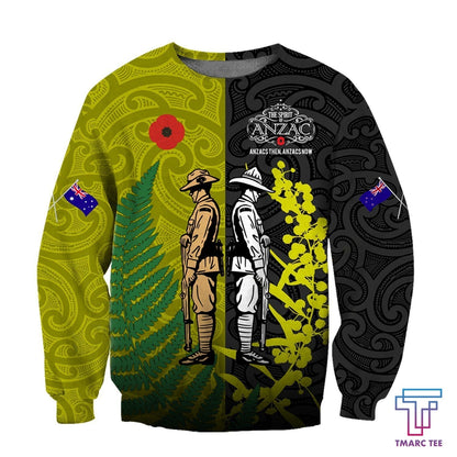 Remembrance day lest we forget Australia and Kiwi Soldier TR030403 - Amaze Style™-Apparel