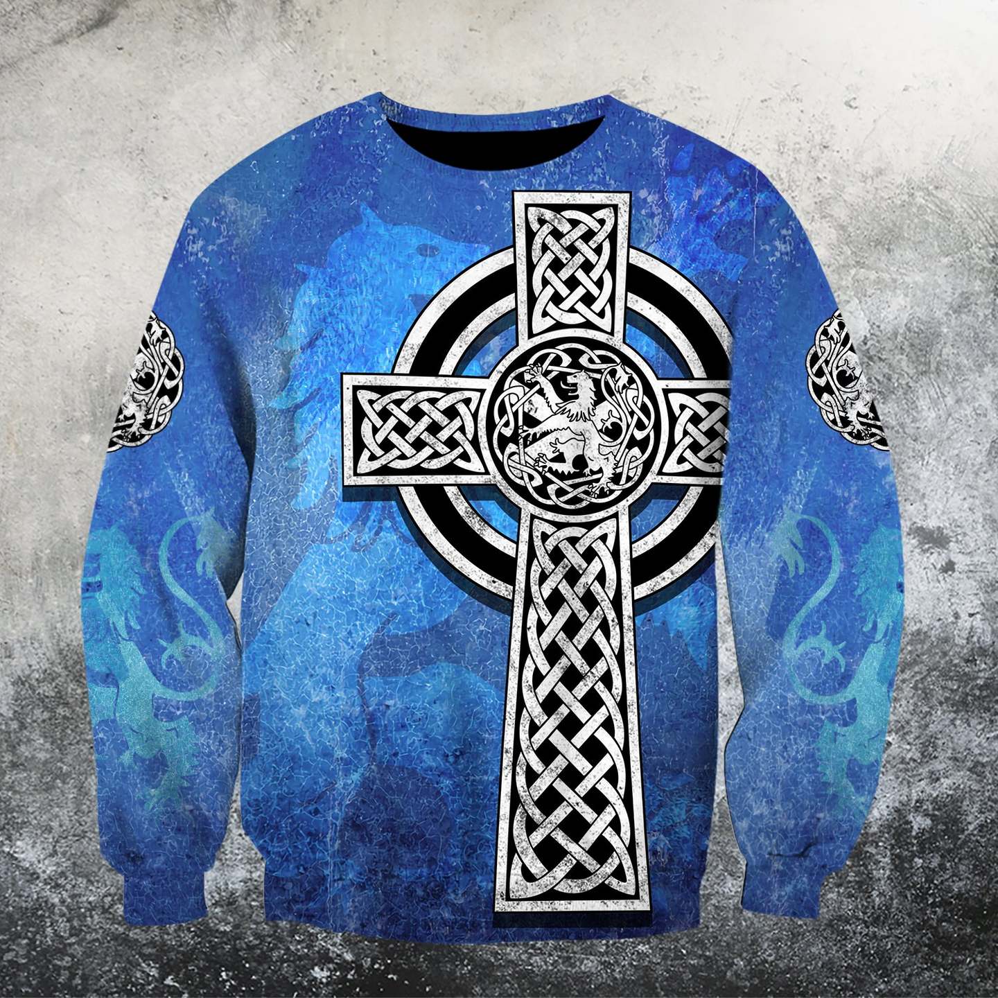 Celtic Cross Lion MP739 - Amaze Style™-Apparel