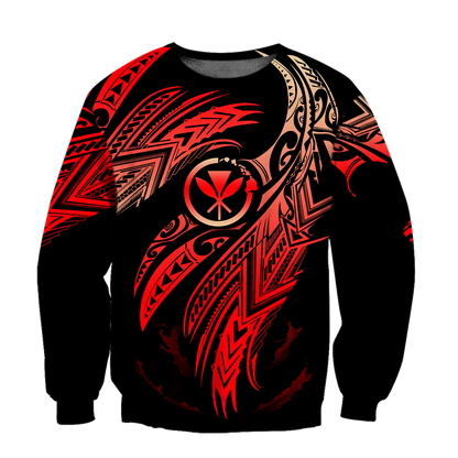 Amazing Hawaii Polynesian Tattoo Unisex Deluxe Hoodie ML